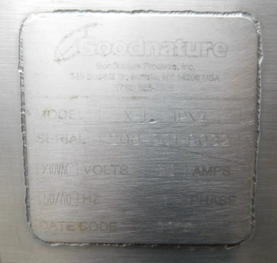 USED GOODNATURE JUICE PRESS X-1 1 PX4