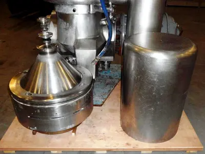 Alfa-Laval MRPX 314 HGV-74C hot milk separator, 316SS.