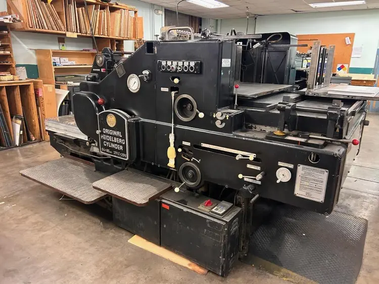 Used HEIDELBERG SBD 35 inch Die Cutters New Jersey US | Holland Graphic Equipment USA #505266