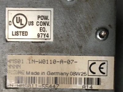 USED REXTROTH HMS01.1N-W0110 (5)-