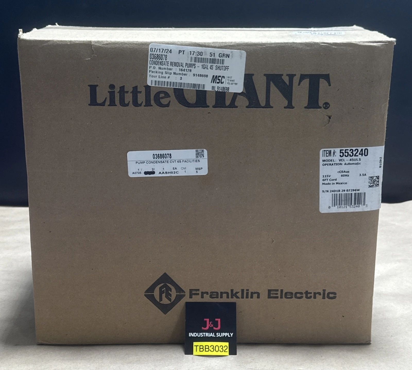 NEW Little Giant VCL-45ULS