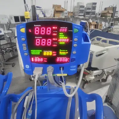 Used GE GE Carescape V100 Dinamap Patient Vital Sign Monitor SpO2 Blood Pressure Temp Patient Monitors Texas US | PT Medical Technologies #1458950