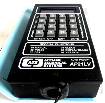 NEW APPLIED TECHNICAL SYSTEMS AP21LV TIME SWITCH W/ADAPTOR