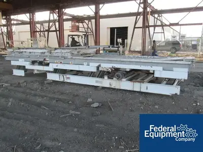 USED Carrier 65" X 298" CARRIER POSI-FLOW VIBRATING CONVEYOR, S/S
