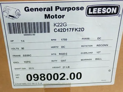 NEW LEESON 098002.00