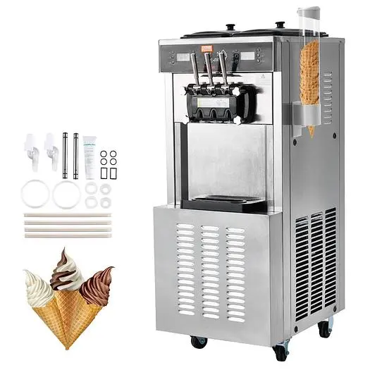 3 flavor soft serve machine
