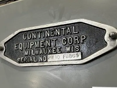 18" X 15" H X 4 STAGE CONTINENTAL EQUIPMENT CORP GAS HEAT STAINLESS STEEL CONVEYOR WASHER, NEW IN 2010: STOCK #21908