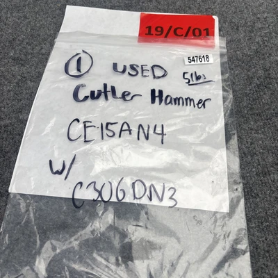 Used CUTLER HAMMER CE15AN4BB Misc Industrial Equipment California US | Davliegogo LLC #1731479