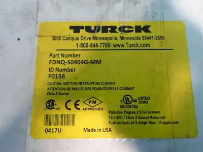 NEW TURCK FDNQS0404GMM