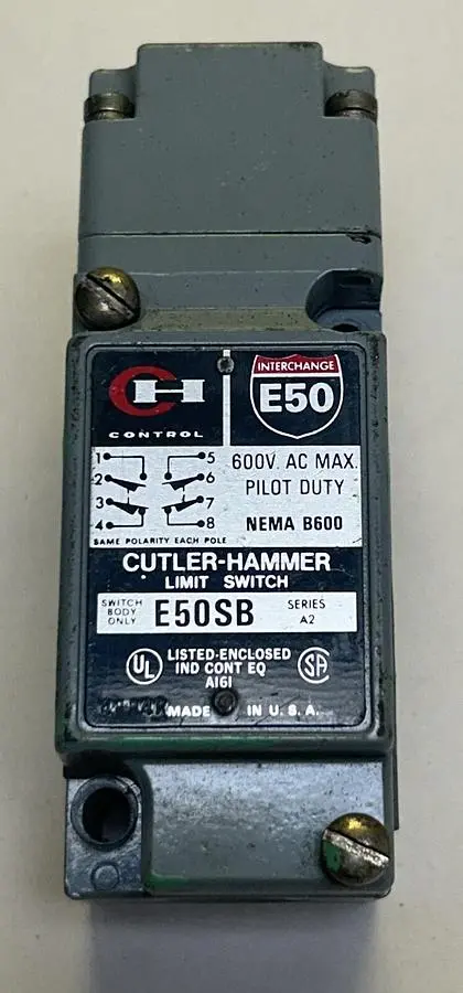 Used CUTLER-HAMMER E50SB Miscellaneous Equipment (Electrical & Power) Ohio US | Surplus Asset Holdings #1244111