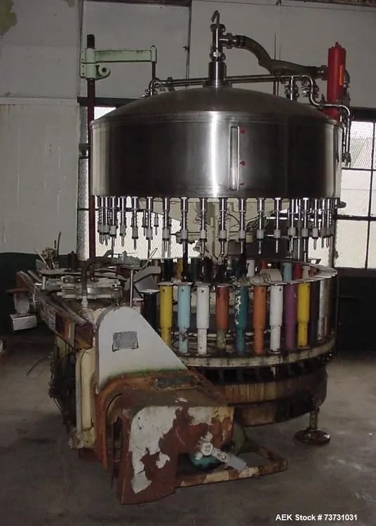 Used HORIX HFV 44 Overflow Pressure Gravity Liquid Fillers Illinois US | Aaron Equipment #1515471