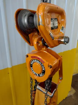 2 TON (4000 LBS)  HOIST WITH MANUAL TROLLEY: STOCK #16533