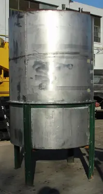 SPC9219  Tank 600 gallon vertical tank, Stainless Steel, flat