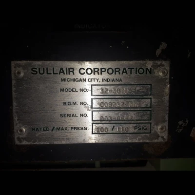 USED SULLAIR 32-300 L