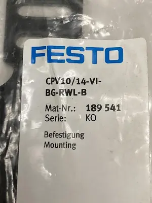 Used FESTO CPV10/14-VI-BG-RWL-B Misc Electrical & Power Parts Ohio US | Surplus Asset Holdings #1235016