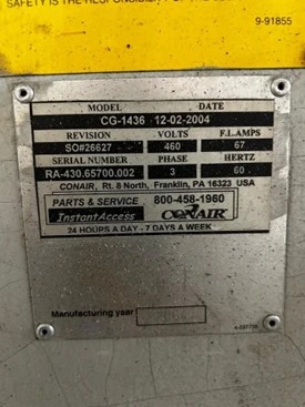 USED 2004 CONAIR 36X18   50 HP