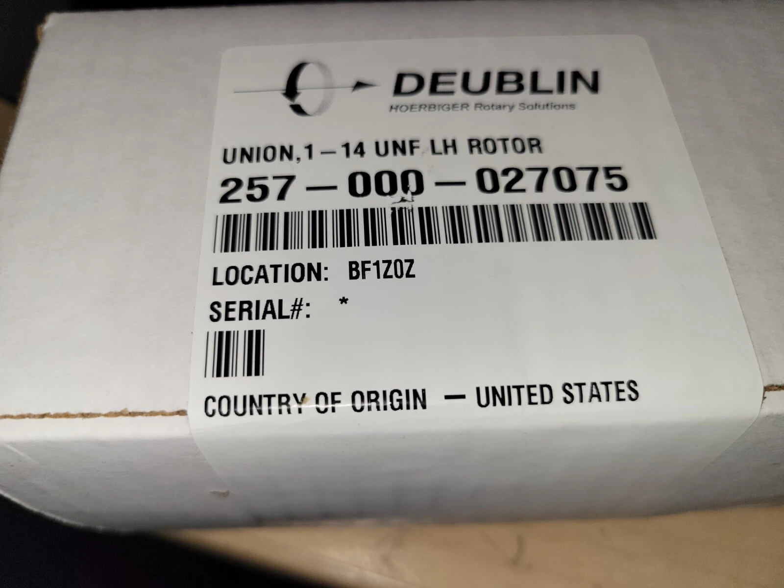 NEW Deublin 257-000-027075