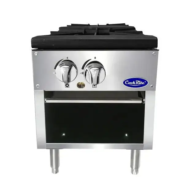 New | in-Stock Atosa New Atosa ATSP-18-1 Single Gas Stock Pot Stove 80,000 BTU Commercial Ranges Illinois US | Falcon Restaurant Supply #1375281