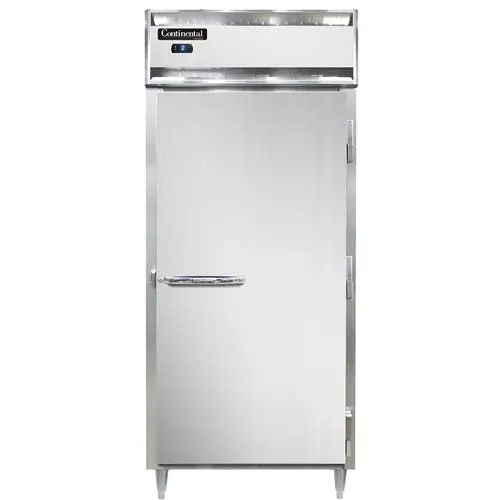 Continental D1FXSNSS 36 1/4" Designer Line One Section Reach In Freezer, (1) Right Hinge Solid Door, 115v