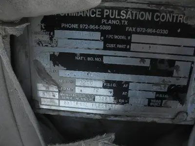 USED PERFORMANCE PULSATION DR-24-3200CS