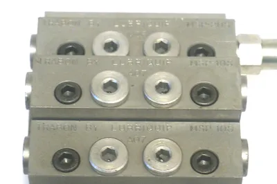 NEW TRABON 20SA-10SCL-10S MODULAR DIVIDER VALVE BLOCK 20SA10SCL10S