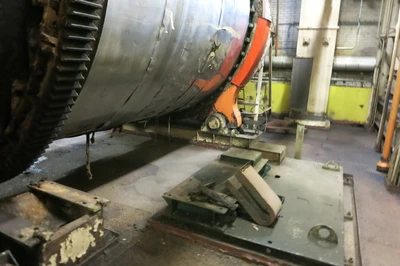 Link belt Rotary Dryers, 22' x 14', Discharge air lock