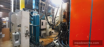Used 2001 Milacron Dual 35 lb Head Blow Molder Blow Molding Machines Illinois US | Meadoworks #1514546