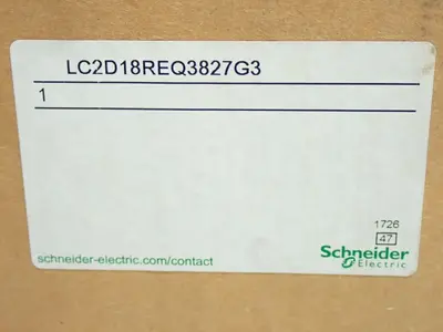 NEW SCHNEIDER ELECTRIC LC2D18REQ3827G3