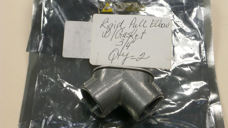 New | in-Stock Rigid Pull Elbow 3/4" Electrical Fittings Arizona US | ASSET CONVERSION SPECIALISTS, INC. #312462