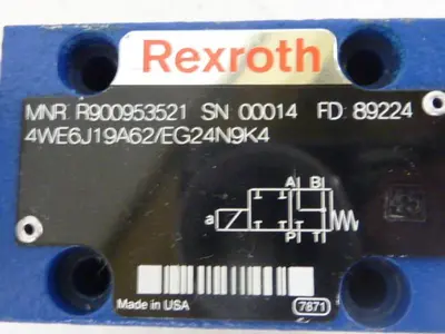 USED REXROTH 4WE6J19A62EG24N9K4