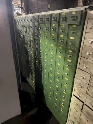 144 DRAWER STORAGE CABINET: STOCK 17355