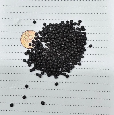TPE Plastic Pellets Resin (Shore A 77)  Rubber Material Brown 10 Lbs