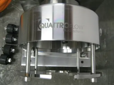 QuattroFlow Fluid Systems Quaternary Diaphragm Pump 7HP Allen-Bradley Motor Z48