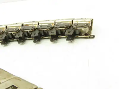 Tsubaki #40 Bindery Attachment Roller Chain 0.50" Pitch 10' Conveying Chain