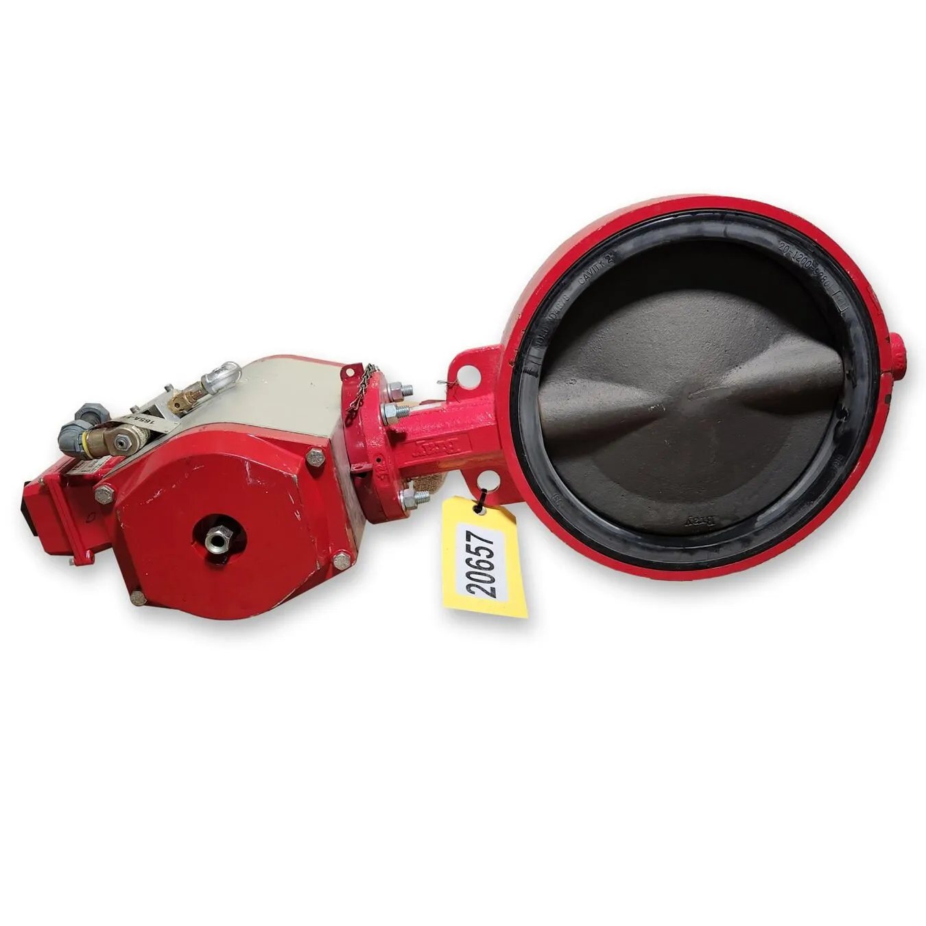 Used Bray 12" Dia. Series 30 Resilient Seated Wafer Butterfly Valve