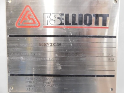 Used FS Elliott NA Centrifugal Air Compressors Ohio US | Equipment Recovery Corp. #1331540