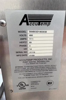 USED ACCUTEMP S64803D1403030