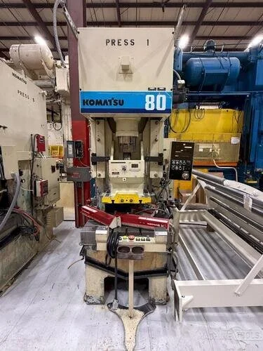 Used 1995 KOMATSU PRESS OBS-80 VS Gap Frame (OBS) Presses Michigan US | S & G Press and Machinery Sales #76893