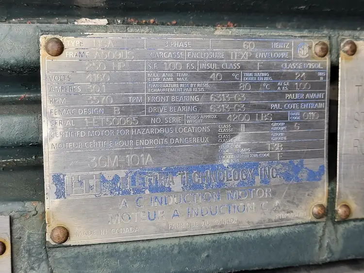 Used ELETTRA TECHNOLOGY 3GM-101A Motors (misc) British Columbia CA | Lenmark #478080
