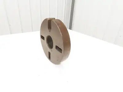 Slotted Lathe Dog Drive Face Plate Cast Iron 	2-3/4-5 Direct Screw 9"OD