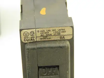 Westinghouse CA-UL Circuit Breaker 20A 1 Pole 120/240V BA Series Lot of 24