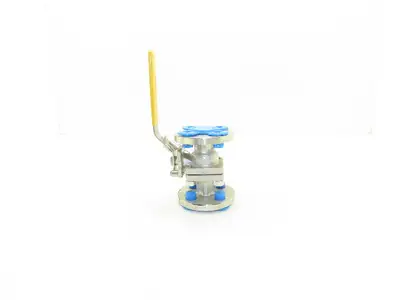 FlowTek F15 1/2" 150 Flanged 2pc Stainless Ball Valve 275psi 316SS/CF8M TFM-1600