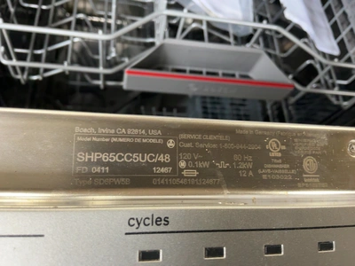 Used BOSCH SHP65CC5UC/48 Dishwashers Michigan US | Miedema Asset Management Group #1761150