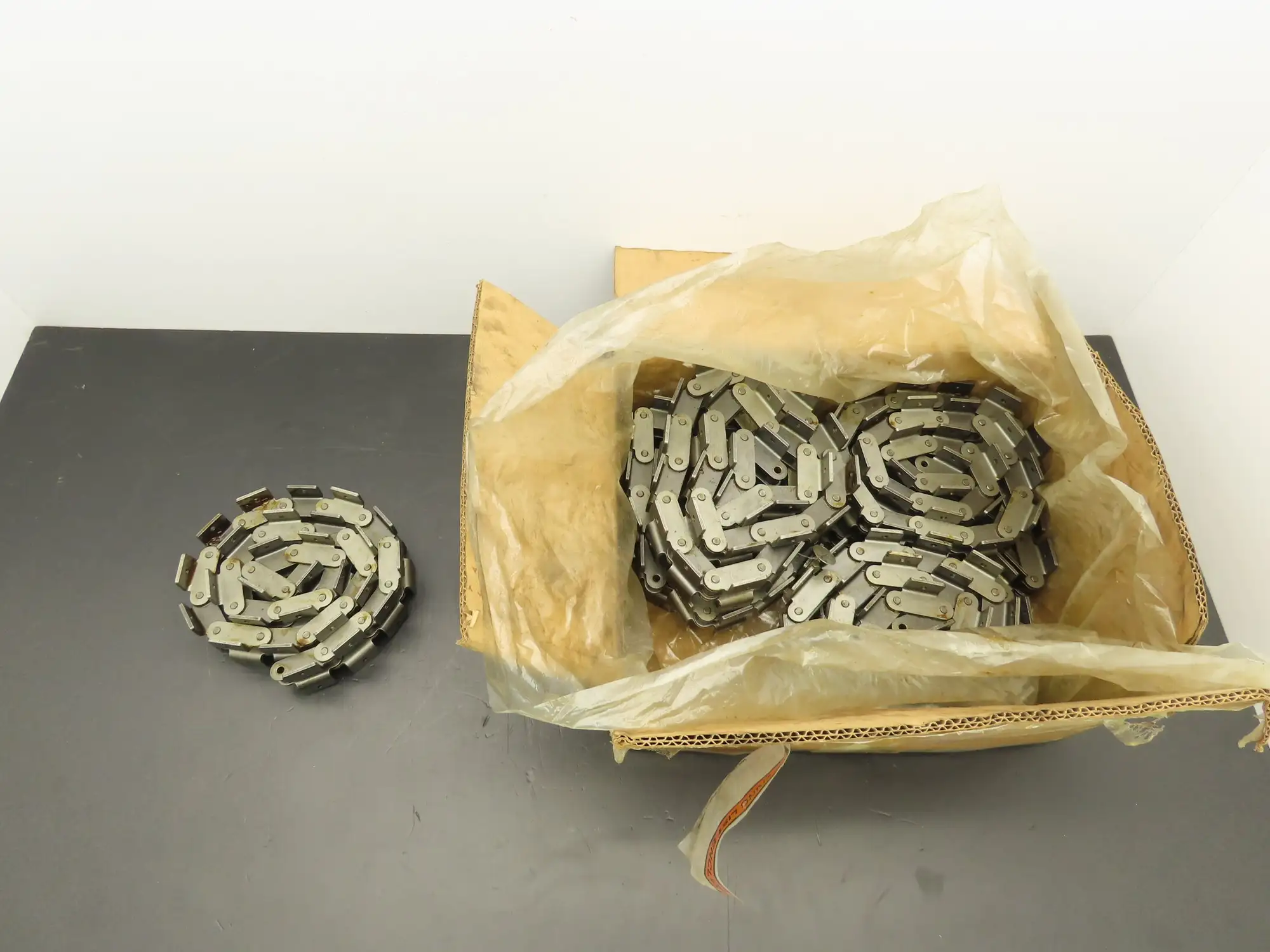 HKK C2060H Conveyor Attachment Roller Chain 1.5" Dbl Pitch 41"L  Lot of 8pcs