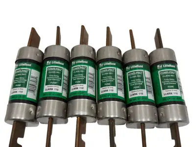 NEW LOT OF 6 LITTELFUSE LLNRK-110 TIME DELAY FUSES LLNRK110