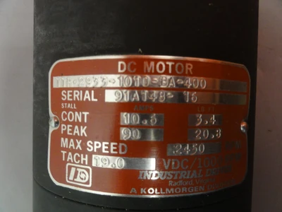 NEW INDUSTRIAL DRIVES TTR-2933-1010-BA-400