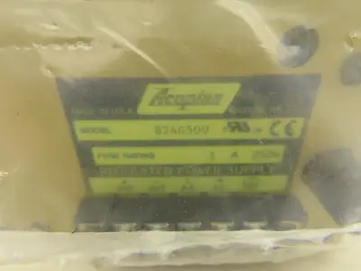 Acopian B24G500 Regulated Power Supply 250V 5A 24VDC Output