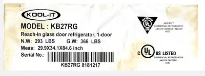 NEW KOOL-IT KB27RG