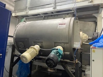 1,660L Stainless Steel Jacketed Kek Gardner Plough Shear Mixer – Type 2500E