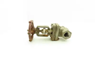 Ladish 1001-339 Gate Valve 1 NPT Class 150 275PSI Stainless Steel Rising Stem